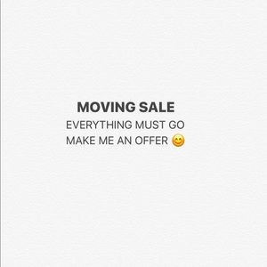 MOVING SALE :)